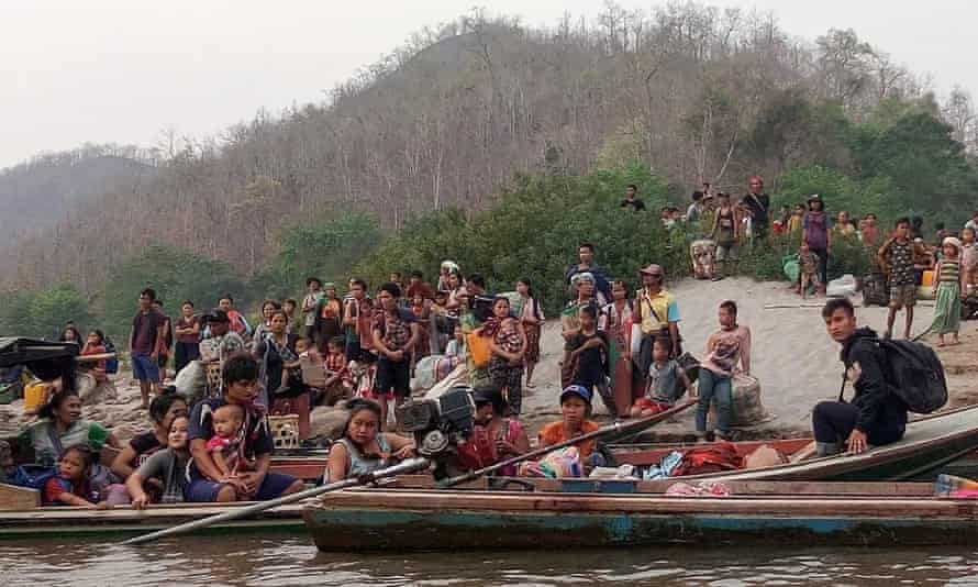 म्यानमार सैन्य आतंक, आदिवासी समुदायमाथि हवाई आक्रमण