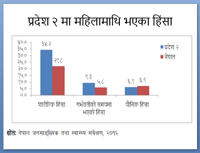 २ नम्बर प्रदेशमा यौनजन्य हिंसाको अवस्था बारे प्रदेश स्तरीय छलफल