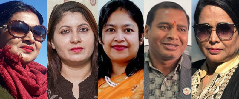 यी हुन जसपाको ठाकुर पक्षका पाँच सांसद जो उपेन्द्र यादव पक्षको बैठकमा सहभागी भए