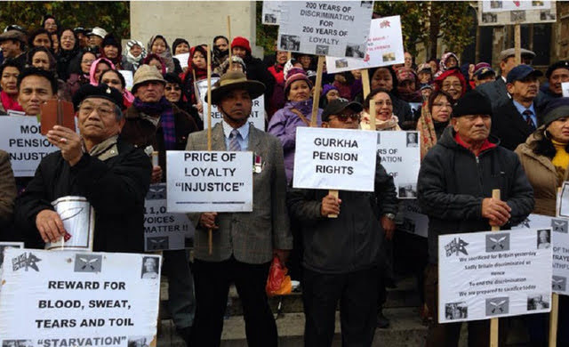 भूतपूर्व गोर्खा सैनिकद्धारा बेलायतमा आमरण अनशन