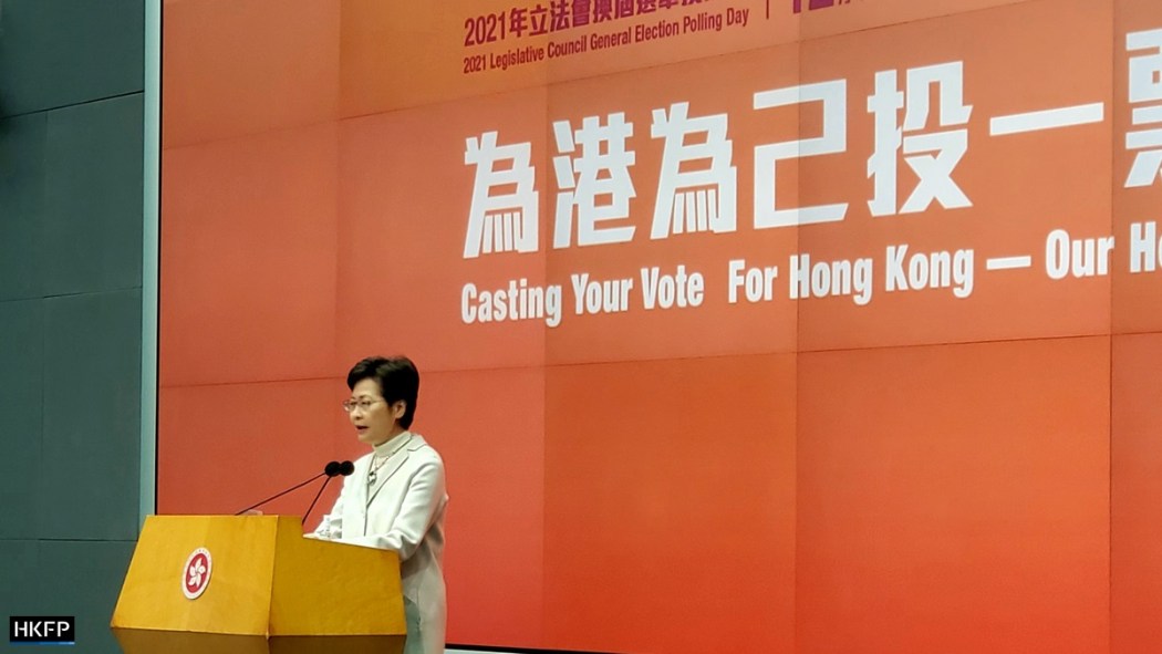 चुनावको दिन यातायात कम्पनीले निशुल्क सेवा दिने: क्यारी लाम