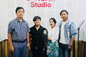 गीतकार दिलिप योञ्जन तामाङ्गको शब्द रचनामा रहेको ‘युगौ युग सगँ सगैं बाँचौला‘को रेकर्डिङ्ग सम्पन्न