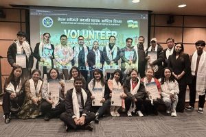 नेपाल आदिवासी जनजाति महासंघ अमेरिकाद्वारा स्वयंसेवकहरु सम्मानित