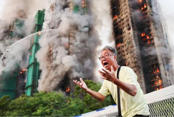 हङकङको ताइ पो जिल्लामा भएको भीषण आगलागीबाट मर्नेको संख्या ५५