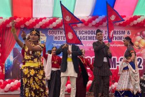 सास्थम विराटनगरमा बीबीए र बीएचएमका नवप्रवेशी विद्यार्थीको स्वागत