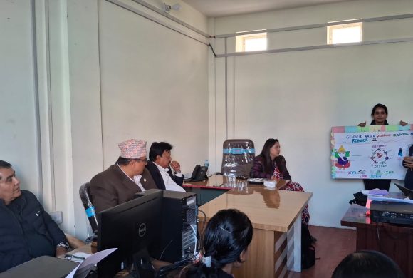 लैंगिक हिंसा रोक्न सचेनामूलक कार्यक्रम सञ्चालन गर्नुपर्नेमा जोड