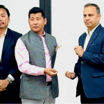 माननीय सांसद मनिष झालाई जनजाती महासंघ अमेरिकाले ग्यापन पत्र बुझायो